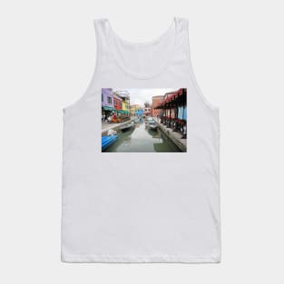 Burano is the island of lace and canals Tank Top